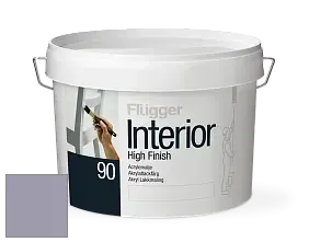 Краска Flugger Interior High Finish 90 акриловая глянцевая эмаль цвет 5456 