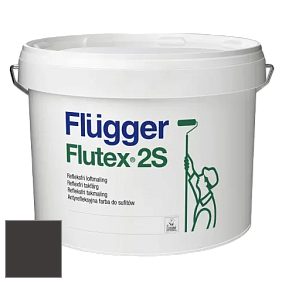 Краска Flugger Flutex 2S глубоко матовая краска цвет RAL 8019 