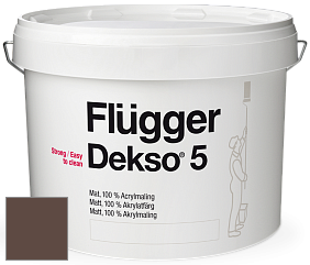 Краска Flugger Dekso 5 матовая краска цвет 4378 