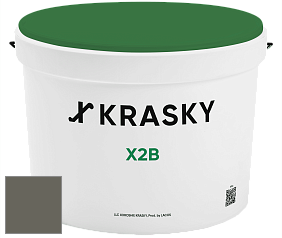 Краска X2B X Krasky глубокоматовая краска для потолков цвет NCS S 7005-G80Y 