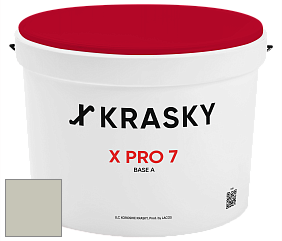 Краска X Pro 7 X Krasky матовая краска для стен и потолков цвет NCS S 2005-G70Y 