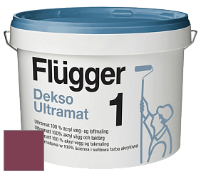 Краска Flugger Dekso 1 ультраматовая краска цвет NCS S 4050-R20B 