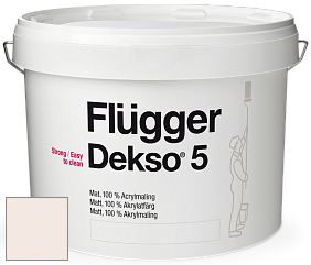 Краска Flugger Dekso 5 матовая краска цвет NCS S 0505-Y80R 