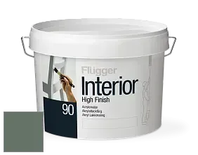 Краска Flugger Interior High Finish 90 акриловая глянцевая эмаль цвет NCS S 6010-G10Y 