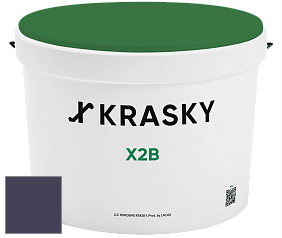 Краска X2B X Krasky глубокоматовая краска для потолков цвет NCS S 7020-R60B 