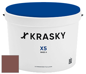 Краска X5 X Krasky матовая краска для стен и потолков цвет NO.20 