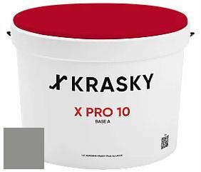 Краска X Pro 10 X Krasky матовая краска для стен и потолков цвет RAL 9007 