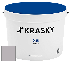 Краска X5 X Krasky матовая краска для стен и потолков цвет 5436 