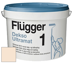 Краска Flugger Dekso 1 ультраматовая краска цвет NCS S 0507-Y40R 