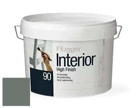 Краска Flugger Interior High Finish 90 акриловая глянцевая эмаль цвет NCS S 6005-G 
