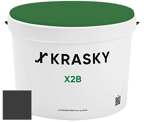 Краска X2B X Krasky глубокоматовая краска для потолков цвет NCS S 9000-N 