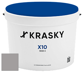 Краска X10 X Krasky шелковисто-матовая краска для стен и потолков цвет NO.95 