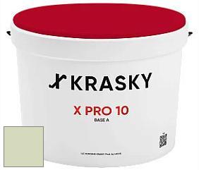 Краска X Pro 10 X Krasky матовая краска для стен и потолков цвет NCS S 1015-G40Y 