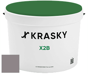 Краска X2B X Krasky глубокоматовая краска для потолков цвет NCS S 5005-R20B 