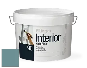 Краска Flugger Interior High Finish 90 акриловая глянцевая эмаль цвет NCS S 4020-B30G 