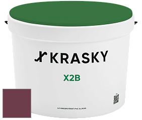 Краска X2B X Krasky глубокоматовая краска для потолков цвет NCS S 5040-R20B 