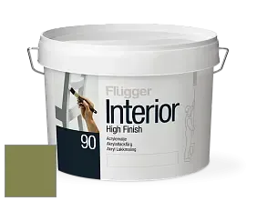 Краска Flugger Interior High Finish 90 акриловая глянцевая эмаль цвет NCS S 4040-G50Y 