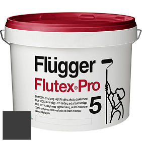 Краска Flugger Flutex Pro 5 матовая краска цвет NCS S 9000-N 