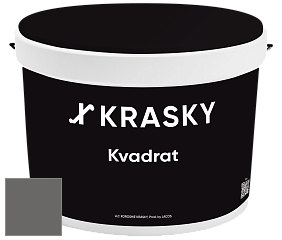 Краска X2B Kvadrat X Krasky матовая краска для потолков глубокого чёрного цвета цвет NO.87 