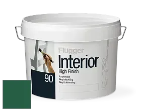 Краска Flugger Interior High Finish 90 акриловая глянцевая эмаль цвет NCS S 5540-G 