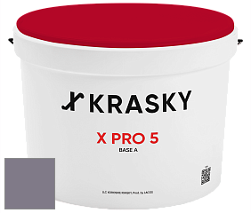 Краска X PRO 5 X Krasky матовая краска для стен и потолков цвет 5457 