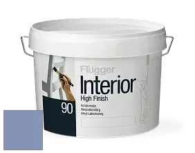 Краска Flugger Interior High Finish 90 акриловая глянцевая эмаль цвет 3456 