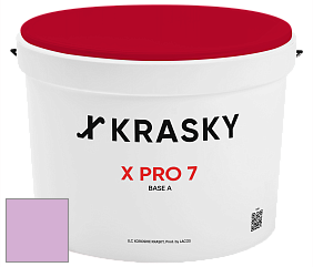 Краска X Pro 7 X Krasky матовая краска для стен и потолков цвет 2435 
