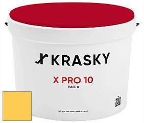 Краска X Pro 10 X Krasky матовая краска для стен и потолков цвет NCS S 0560-Y 