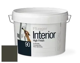 Краска Flugger Interior High Finish 90 акриловая глянцевая эмаль цвет RAL 6014 