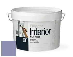 Краска Flugger Interior High Finish 90 акриловая глянцевая эмаль цвет NCS S 3030-R60B 