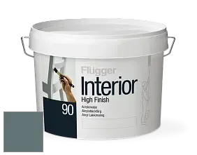 Краска Flugger Interior High Finish 90 акриловая глянцевая эмаль цвет NCS S 6010-B50G 