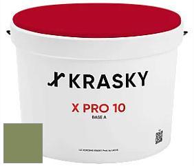 Краска X Pro 10 X Krasky матовая краска для стен и потолков цвет 3518 