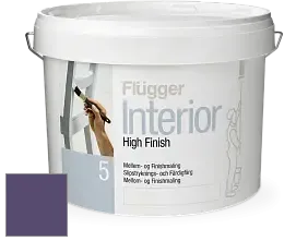 Краска Flugger Interior High Finish 5 матовая акриловая краска-грунт цвет 2448 