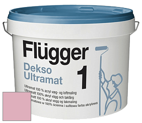 Краска Flugger Dekso 1 ультраматовая краска цвет NCS S 1030-R20B 