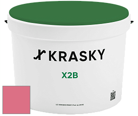 Краска X2B X Krasky глубокоматовая краска для потолков цвет NCS S 1060-R10B 