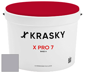 Краска X Pro 7 X Krasky матовая краска для стен и потолков цвет NCS S 3005-R50B 