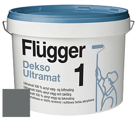 Краска Flugger Dekso 1 ультраматовая краска цвет NCS S 6502-B50G 