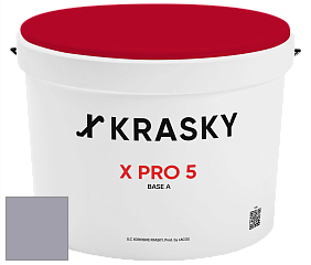 Краска X PRO 5 X Krasky матовая краска для стен и потолков цвет IN-763 