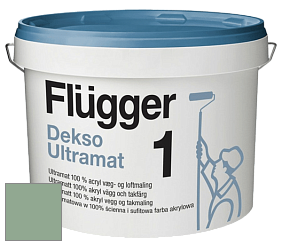 Краска Flugger Dekso 1 ультраматовая краска цвет NCS S 3020-G10Y 