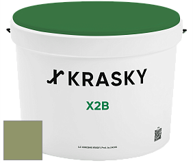 Краска X2B X Krasky глубокоматовая краска для потолков цвет 3527 