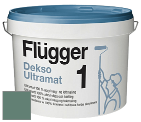 Краска Flugger Dekso 1 ультраматовая краска цвет NCS S 5020-B90G 