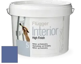 Краска Flugger Interior High Finish 5 матовая акриловая краска-грунт цвет NCS S 4040-R70B 