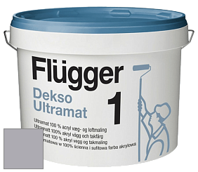 Краска Flugger Dekso 1 ультраматовая краска цвет NCS S 3005-R50B 