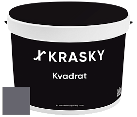 Краска X2B Kvadrat X Krasky матовая краска для потолков глубокого чёрного цвета цвет 5478 