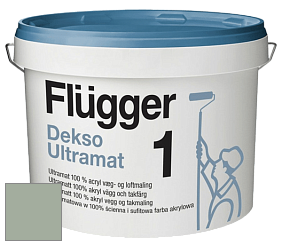 Краска Flugger Dekso 1 ультраматовая краска цвет NCS S 3010-G20Y 