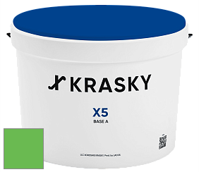 Краска X5 X Krasky матовая краска для стен и потолков цвет 1517 