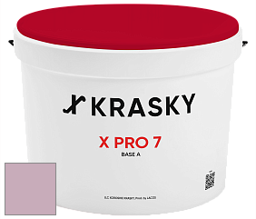 Краска X Pro 7 X Krasky матовая краска для стен и потолков цвет NCS S 2020-R30B 