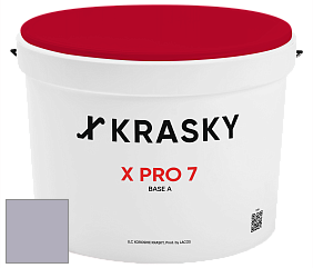 Краска X Pro 7 X Krasky матовая краска для стен и потолков цвет 5454 