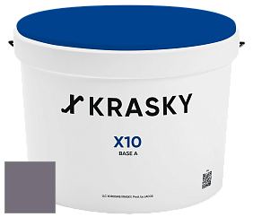 Краска X10 X Krasky шелковисто-матовая краска для стен и потолков цвет IN-764 