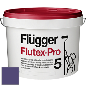 Краска Flugger Flutex Pro 5 матовая краска цвет NCS S 5040-R60B 